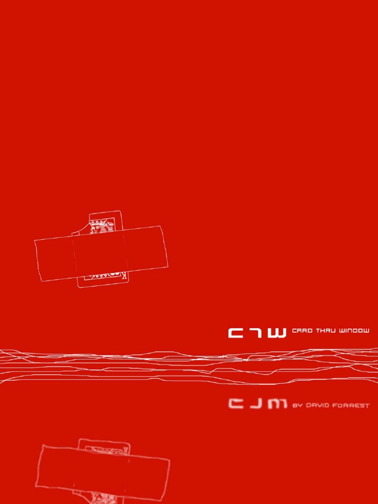 Card Through Window Trick PDF Adhesive Playing Cards