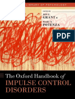 Oxford Library of Psychology Jon E Grant Marc N Potenza Editors The Oxford Handbook of Impulse Control Disorders Oxford University Press 2011 PDF