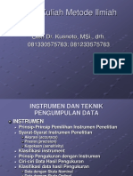 08 Instrumen Dan Teknik Pengambilan Data