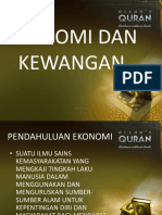 Ekonomi Dan Kewangan Dalam Islam