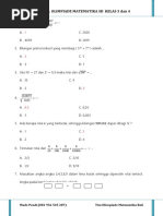 Kumpulan Soal Olimpiade Matematika Sd Kelas 1 Dan 2 Pdf