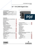 Fisher FIELDVUE DVC2000 Digital Valve Controller: Instruction Manual