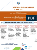 Kebijakan PAUD Dan Dikmas Tahun 2019 PDF