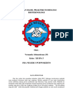 Laporan Hasil Praktikum Biologi