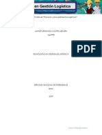 Evidencia 5 Manual "Procesos y Procedimientos Logísticos"