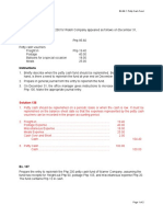 Petty Cash Exercises ANSWERS PDF