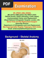 Hip Examination OSCE Checklist Geeky Medics | PDF