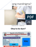 Isa Ka Bang Mandirigma?