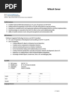 Mitesh Resume New