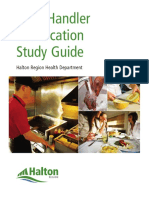 Food Handler Certification Study Guide: Halton Region Health Department
