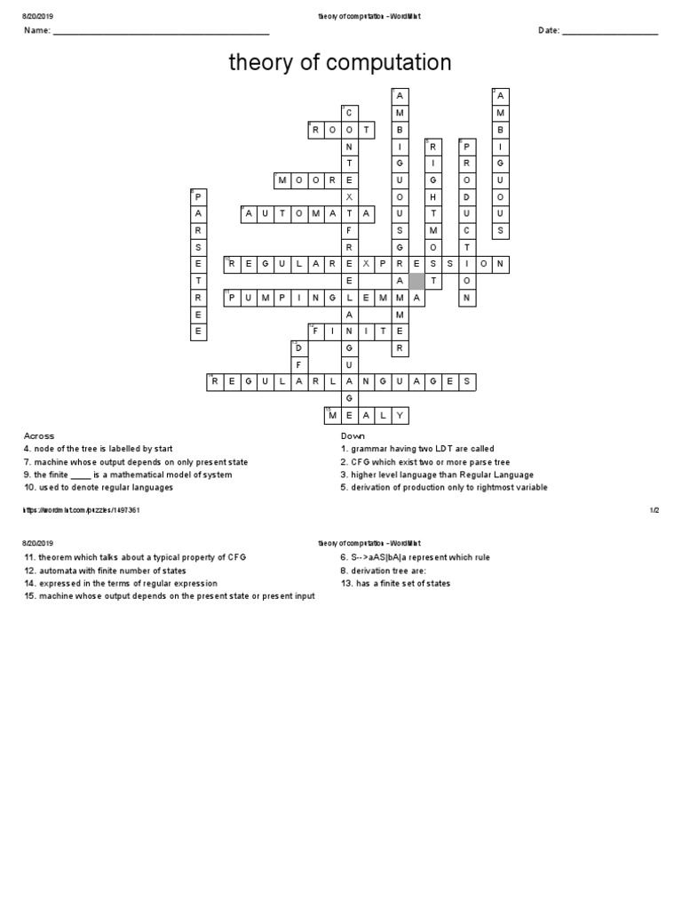 Theory of Computation | PDF | Theory Of Computation | Theoretical ...