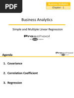 Simple and Multiple Linear Regression