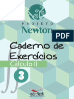 Caderno Exercícios Cálculo 2 - Vol 3 - Projeto Newton