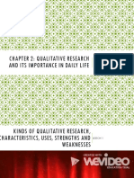 Chapter 2: Qualitative Research and Its Importance in Daily Life