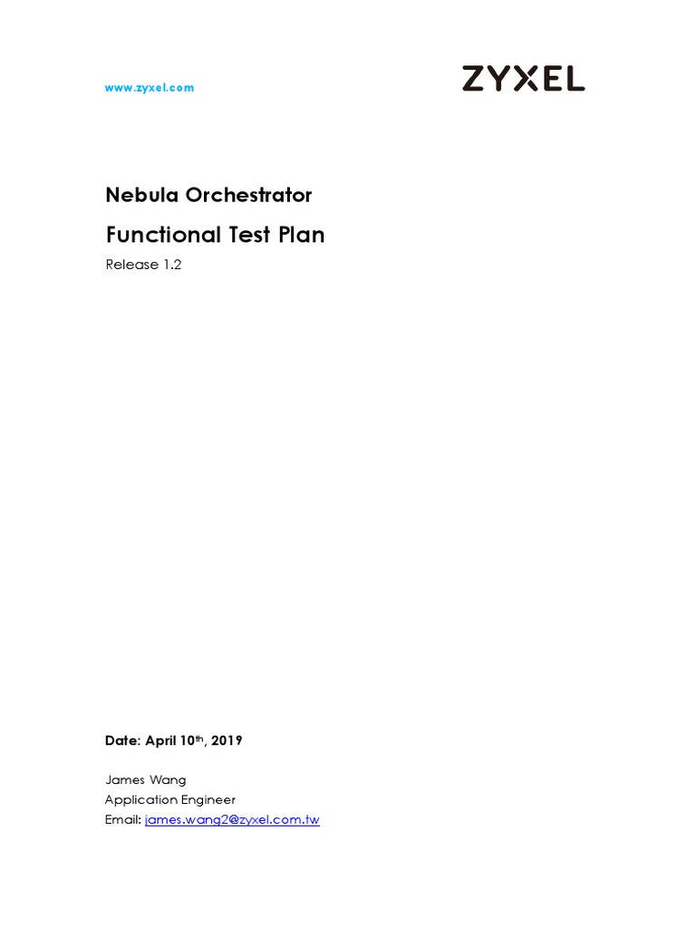 Functional Test Plan - v1.2 | PDF | Computer Network | Virtual Private ...