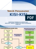 Teknik Penyusunan Kisi-Kisi Soal Revisi