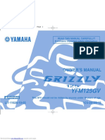 YFM125GV: Owner'S Manual