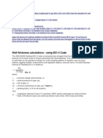 Wall Thickness Calculations - Using B31.4 Code: T P D S F