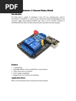 Arduino Arduino Arduino Arduino 2 2 2 2 Channel Channel Channel Channel Relay Relay Relay Relay Shield Shield Shield Shield