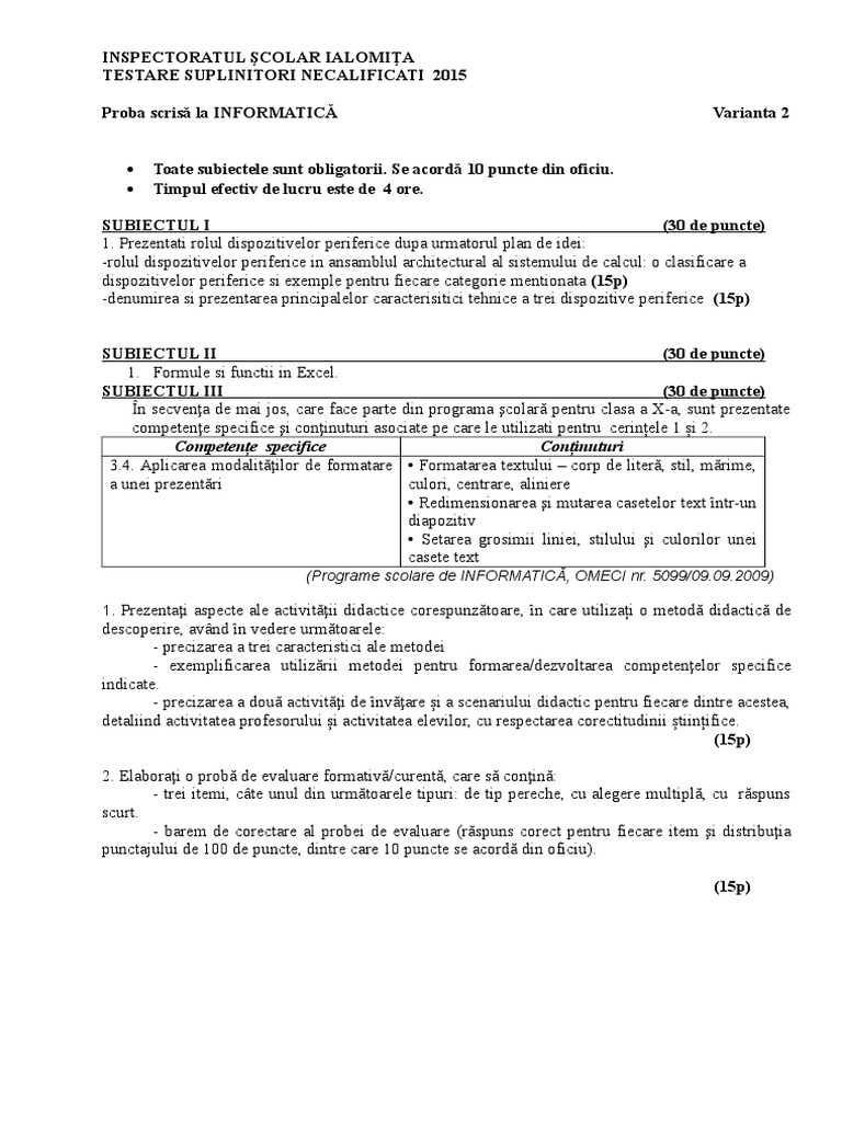 Test Tic | PDF