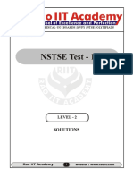 NSTSE Level 2 Solutions (25!10!2015)