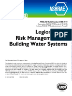 Legionellosis - Risk Management For Building Water Systems - ASHRAE (2018)