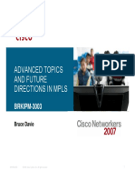 Advanced Topics and Future Directions in MPLS