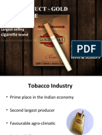 Product - Gold Flake: Cigarette Owned by ITC and Wills & Scissors