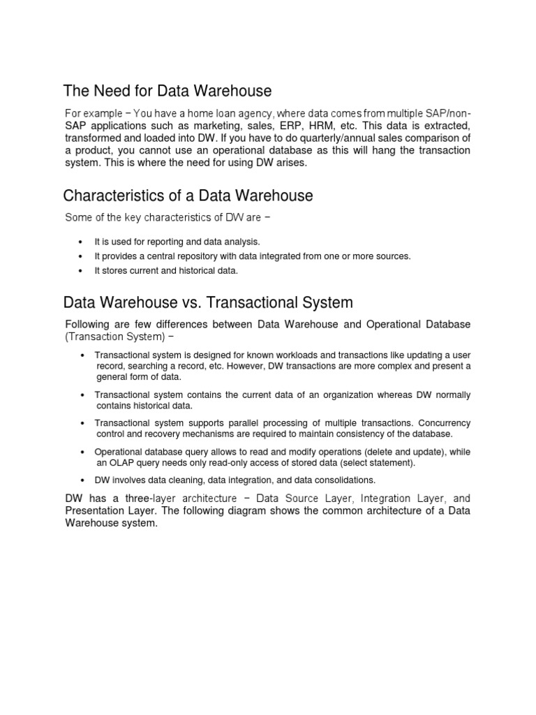 Understanding Data Warehousing Essentials | PDF