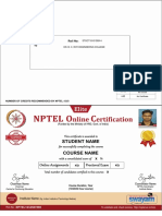 nptel certificate of appreciation