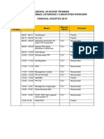 Jadwal Jatisrono 1