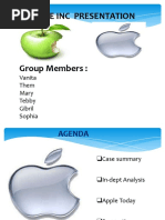 Apple Inc Presentation: Vanita Them Mary Tebby Gibril Sophia