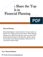 Experts Share the Top 5 Pitfalls in Financial Planning