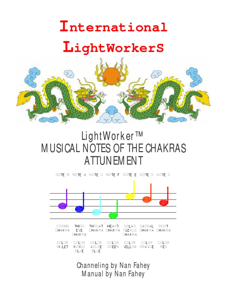 LW Musical Notes of the Chakras Attunement Pitch (Music) Sound