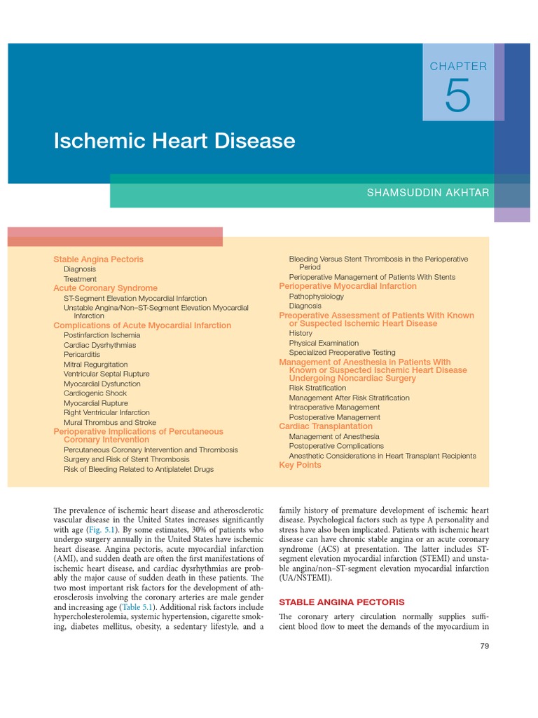 Understanding Stable Angina and Ischemia | PDF | Myocardial Infarction ...