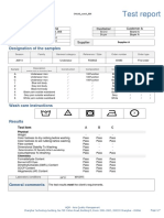 Test Report: Designation of The Samples