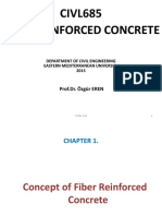 CIVL685 Fiber Reinforced Concrete Concepts