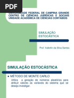 Aula 3 - Simulação Estocastica