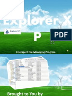 Explorer X P: Intelligent File Managing Program