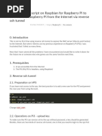 Setup Autossh Script On Raspbian For Raspberry Pi To Connect The Raspberry Pi From The Internet Via Reverse SSH Tunnel