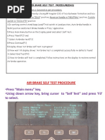 Air Brake Self Test