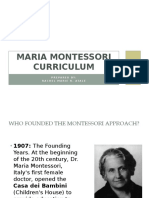 Maria Montessori Curriculum