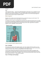 Food Digestion Time Chart | PDF | Foods | Fruit