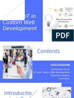 How Do IoT Impact Custom Web Development Services