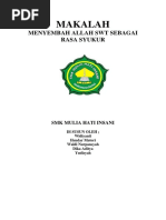 Bersyukur Kepada Allah Swt