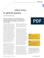 Avoiding Medical Errors in General Practice
