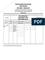 Daftar Bukti Penerimaan Surat Tahun 2018