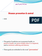 Disease Prevention & Control