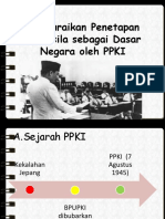 Menguraikan Penetapan Pancasila Sebagai Dasar Negara Oleh PPKI