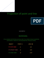 Projection of Point and Lines Engineering108.Com
